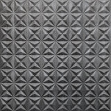 Crosshatch Silver | Star | Glue Up Ceiling Tile | Triangle-Products.com