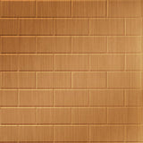 Brushed Copper | Subway Tile | Wall Panel | Triangle-Products.com