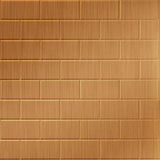 Brushed Copper | Subway Tile | Wall Panel | Triangle-Products.com