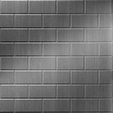 Brushed Stainless | Subway Tile | Wall Panel | Triangle-Products.com