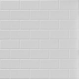 Gloss White (Paintable) | Subway Tile | Wall Panel | Triangle-Products.com