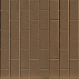 Argent Bronze | Subway Tile Vertical | Wall Panel | Triangle-Products.com