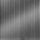 Brushed Stainless | Subway Tile Vertical | Wall Panel | Triangle-Products.com