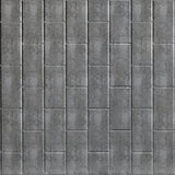 Crosshatch Silver | Subway Tile Vertical | Wall Panel | Triangle-Products.com