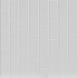 Gloss White (Paintable) | Subway Tile Vertical | Wall Panel | Triangle-Products.com