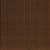 Linen Chocolate | Subway Tile Vertical | Wall Panel | Triangle-Products.com