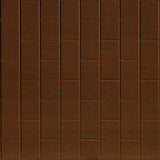 Linen Chocolate | Subway Tile Vertical | Wall Panel | Triangle-Products.com