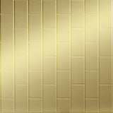 Mirror Gold | Subway Tile Vertical | Wall Panel | Triangle-Products.com